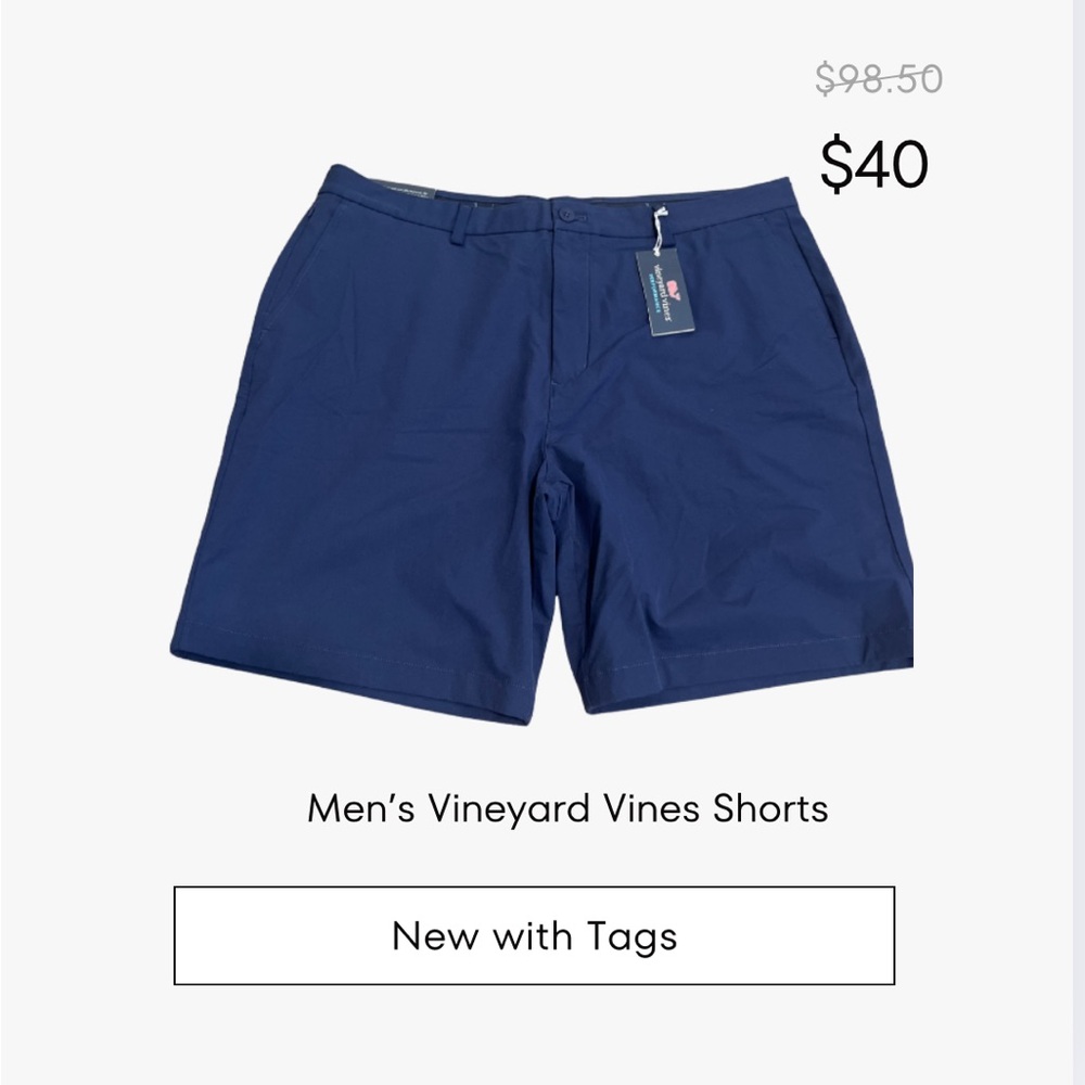 Vineyard Vines Men's Navy Shorts